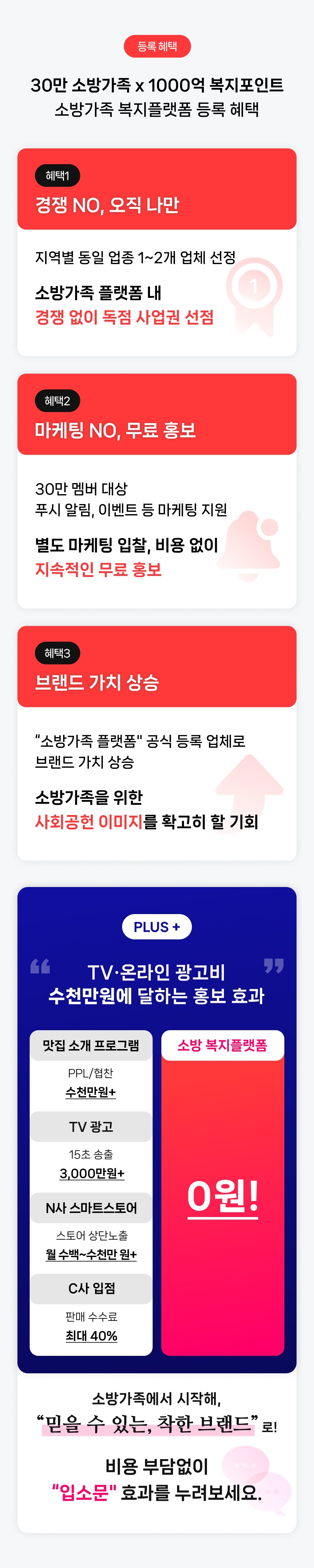 소방가족 복지플랫폼 등록 혜택
